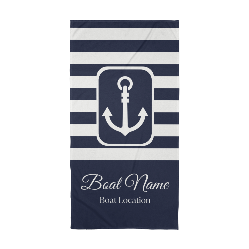 Personalized Boat Towel