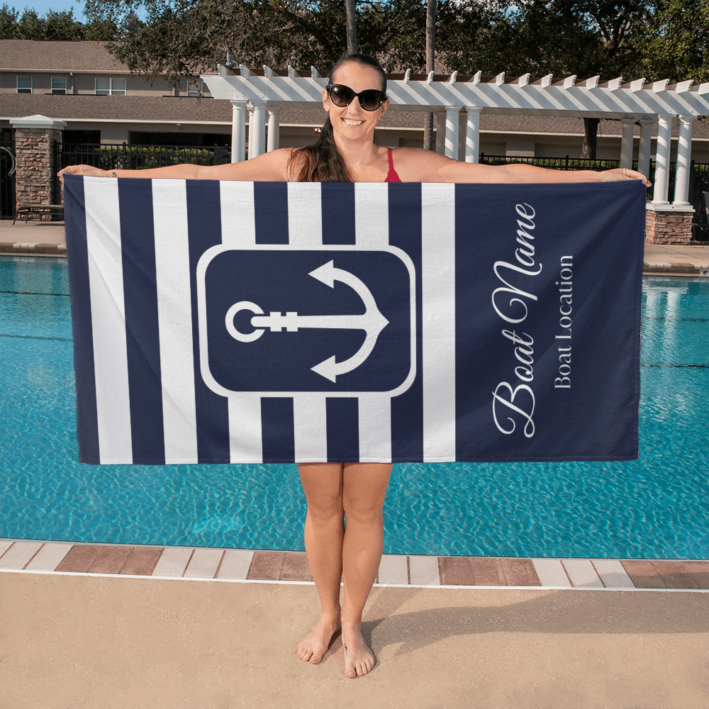 Personalized Boat Towel