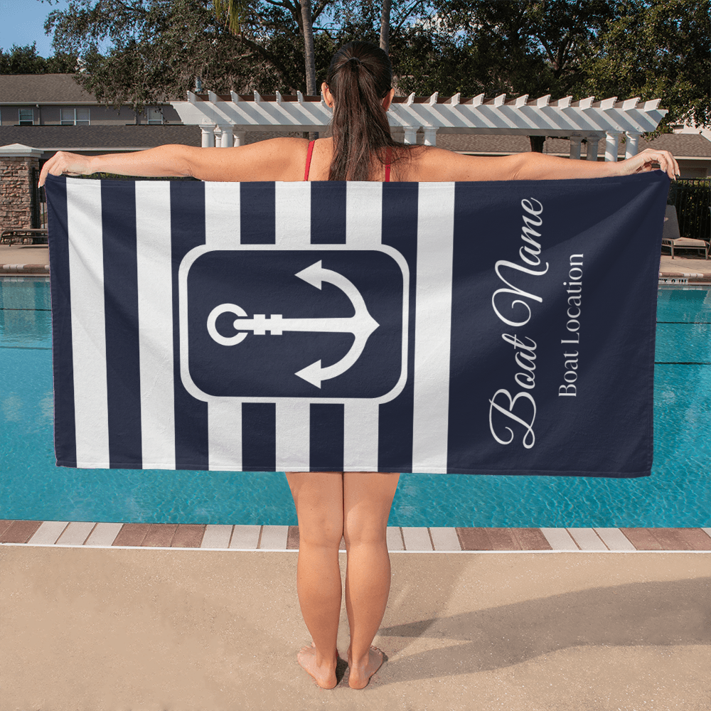 Personalized Boat Towel