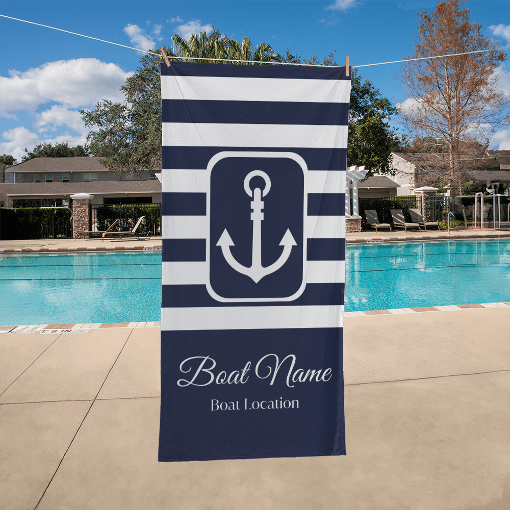 Personalized Boat Towel