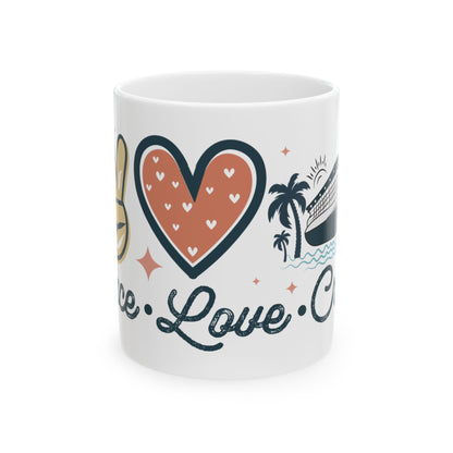 Peace Love Cruise Mug