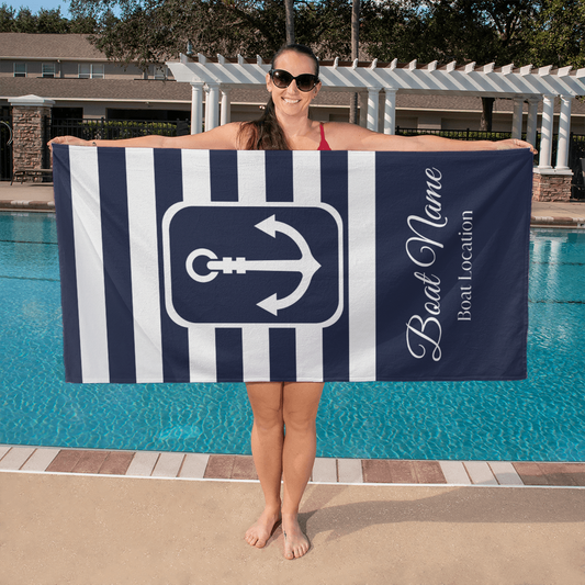 Personalized Boat Towel