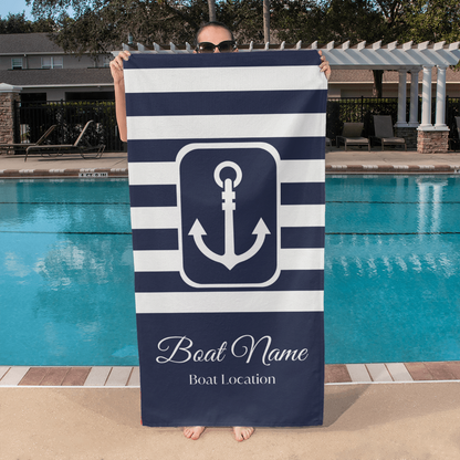 Personalized Boat Towel