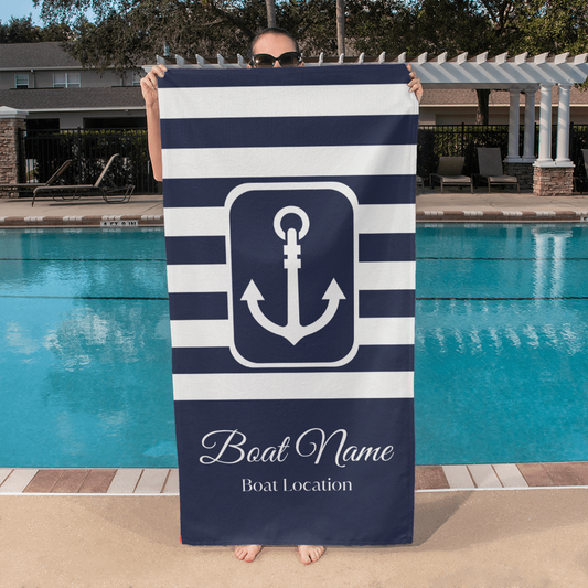Personalized Boat Towel