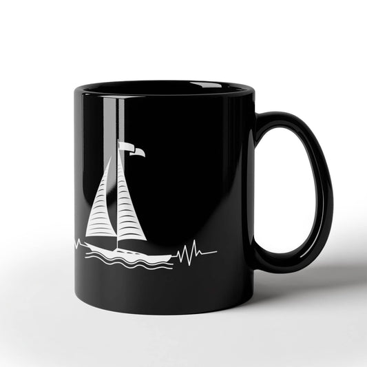 Sailing Heartbeat Mug